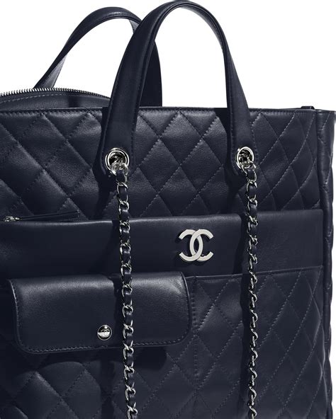 chanel basket bag|large zipped shopping bag chanel.